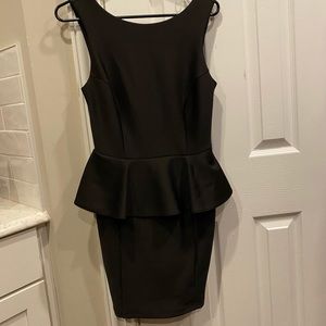 Top Shop Petite Peplum little black dress